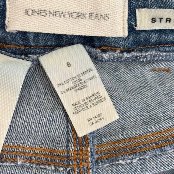 Jones New York Jeans Womens 8 Bootcut Ankle Mid Rise Stretch Utility Carpenter - Picture 10 of 11